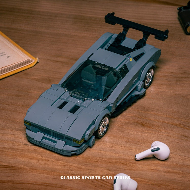 PowerBlock Classic Series: 1:32 BMW M1 Restomod Model Kit - 262pc ABS Building Set w/Storage Box