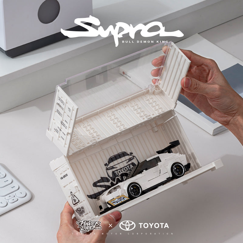 Toyota GR Supra Building Kit 1:32 Scale | Official Licensed Model Car with Display Case & Manual