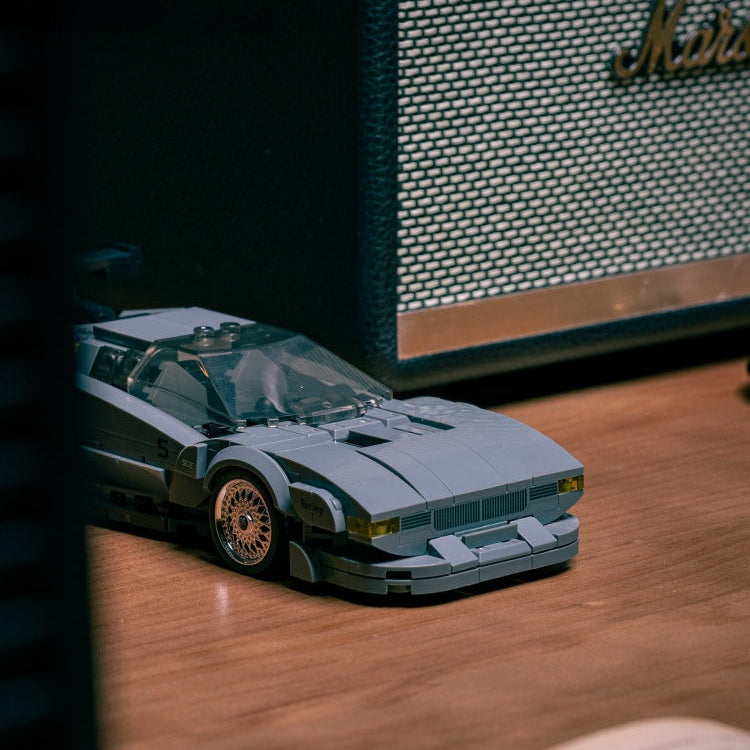 PowerBlock Classic Series: 1:32 BMW M1 Restomod Model Kit - 262pc ABS Building Set w/Storage Box
