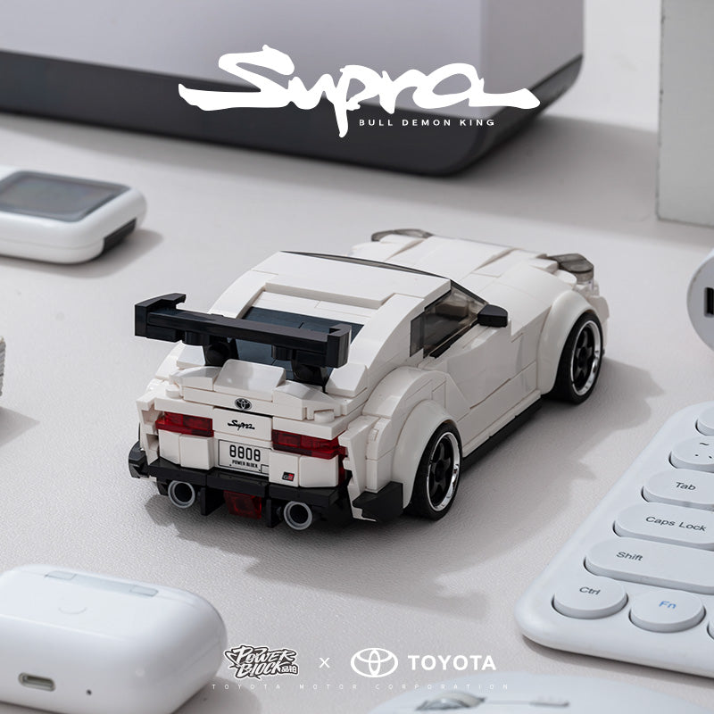 Toyota GR Supra Building Kit 1:32 Scale | Official Licensed Model Car with Display Case & Manual