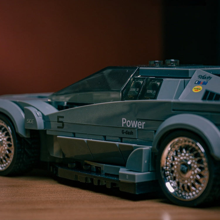 PowerBlock Classic Series: 1:32 BMW M1 Restomod Model Kit - 262pc ABS Building Set w/Storage Box