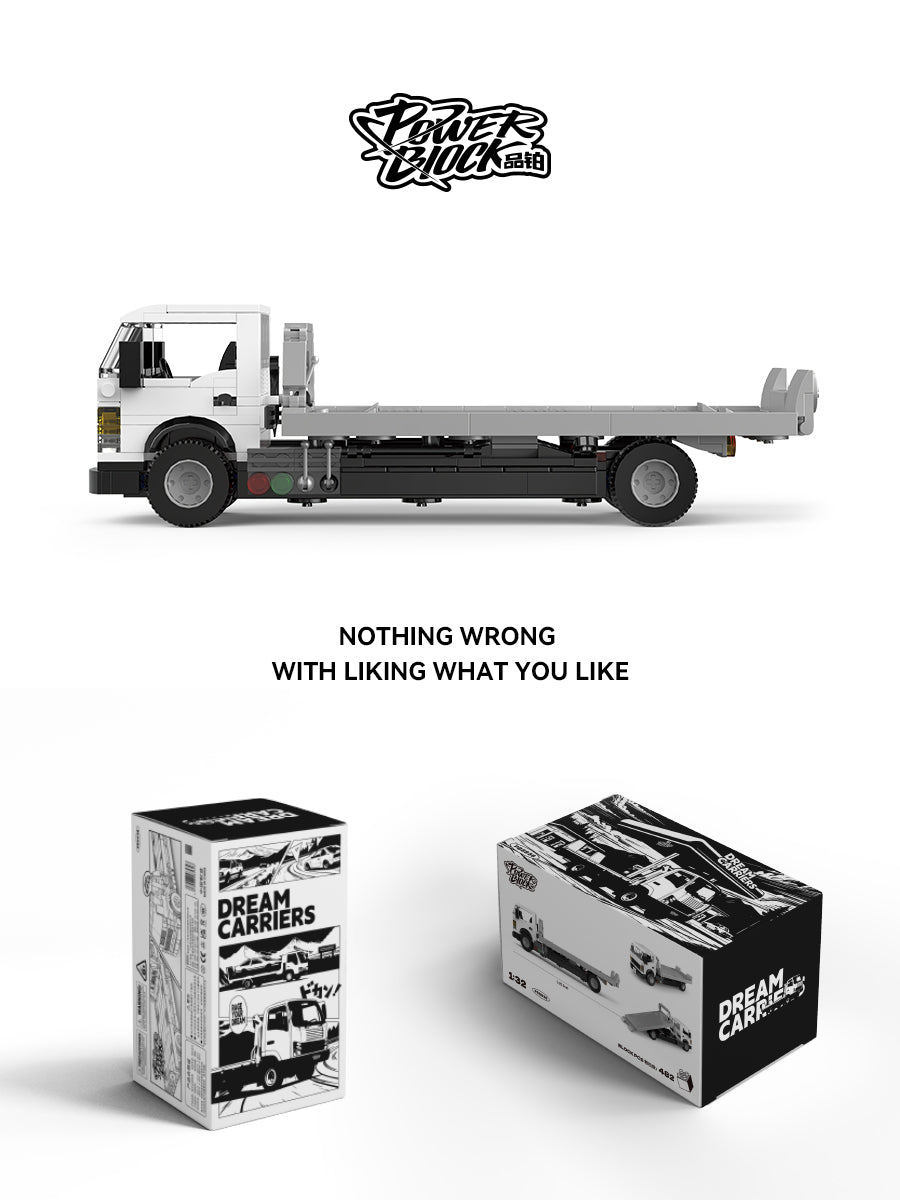 JDM Legends Building Kit - 1:32 Scale Toyota AE86 & Flatbed Truck Model Set 2-in-1