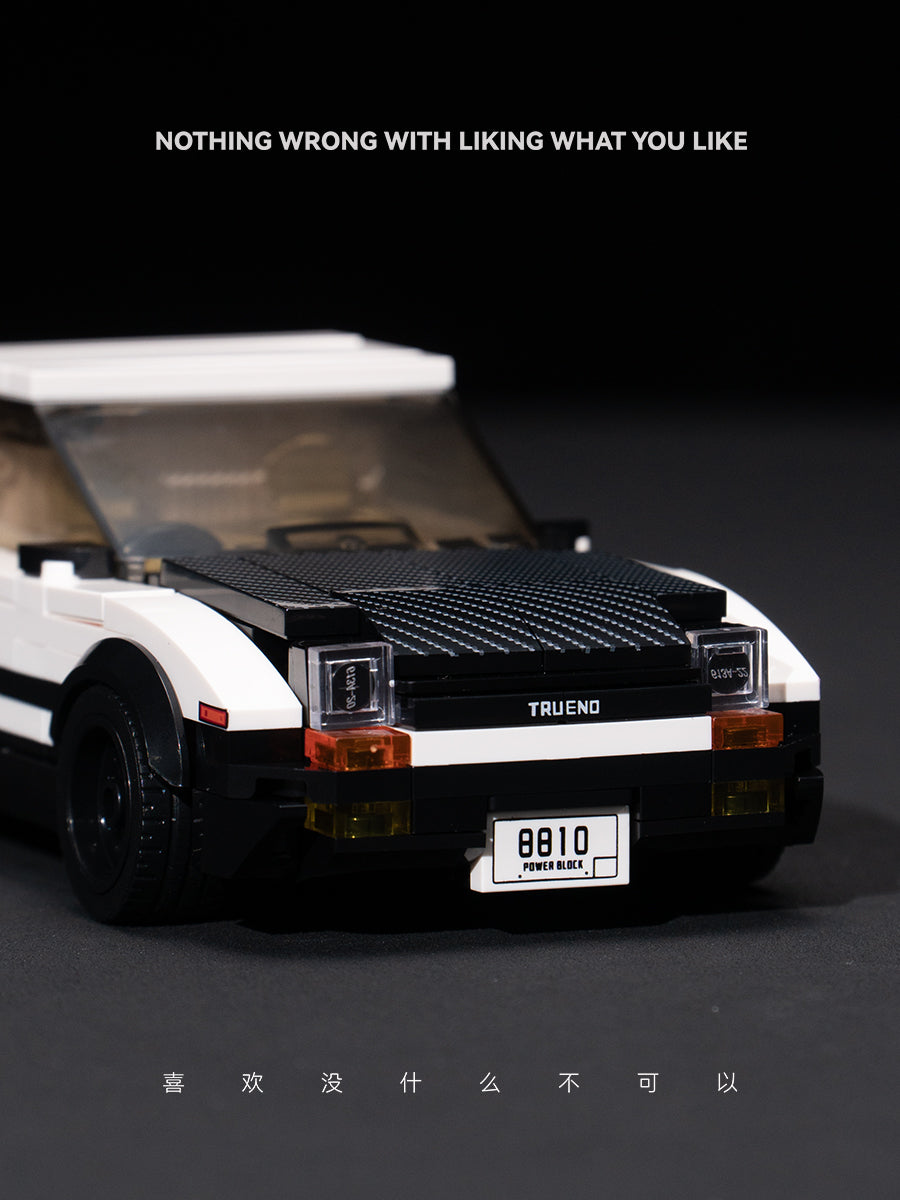 JDM Legends Building Kit - 1:32 Scale Toyota AE86 & Flatbed Truck Model Set 2-in-1