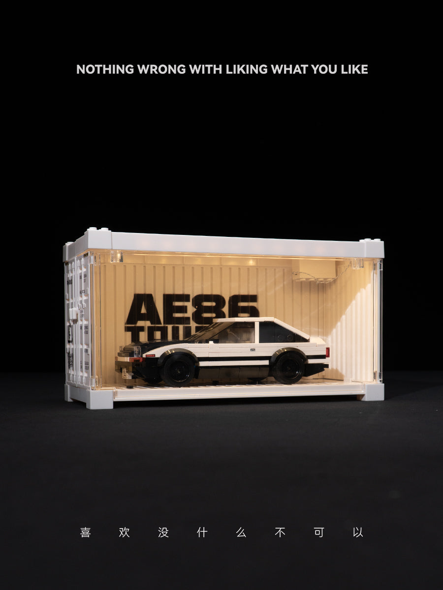 JDM Legends Building Kit - 1:32 Scale Toyota AE86 & Flatbed Truck Model Set 2-in-1