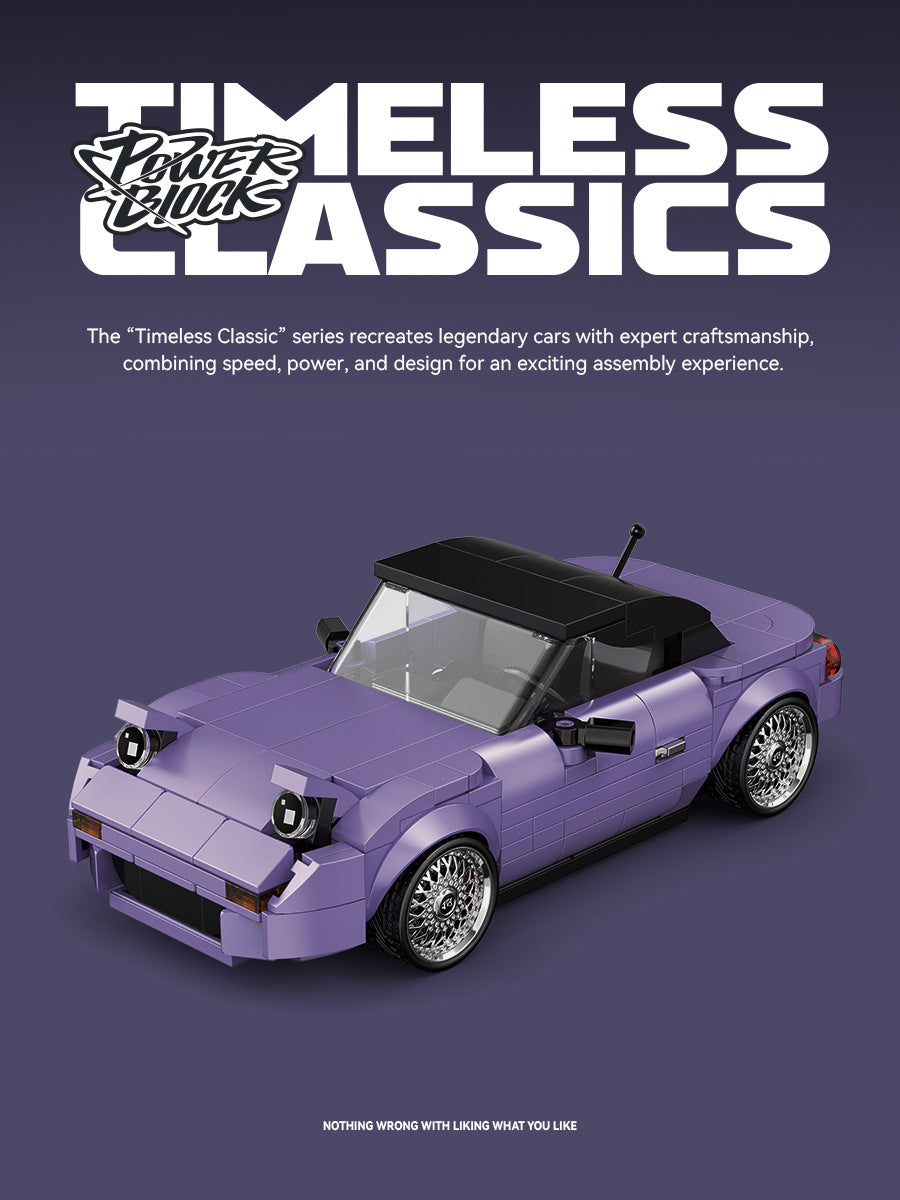 Kit de modelo Miata 1:32 con caja de almacenamiento - Construcción para coleccionistas de ABS.