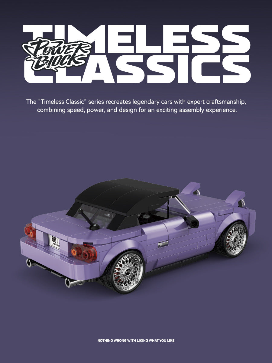 Kit de modelo Miata 1:32 con caja de almacenamiento - Construcción para coleccionistas de ABS.