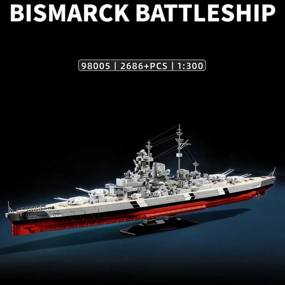 Bismarck WWII 1940 | 2686pcs