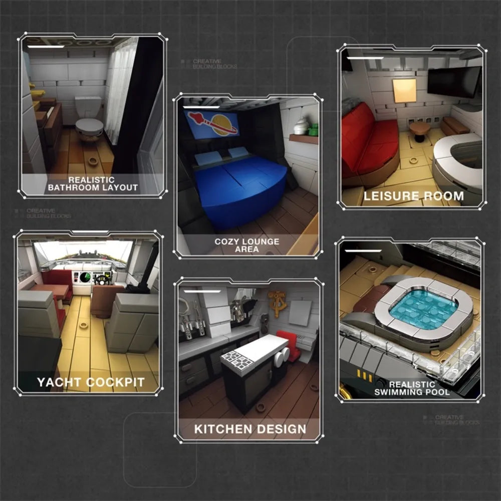 Luxury Yacht | 4421pcs