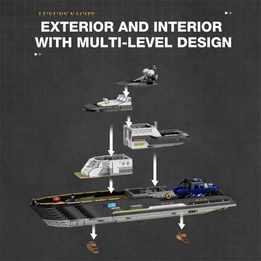 Luxury Yacht | 4421pcs