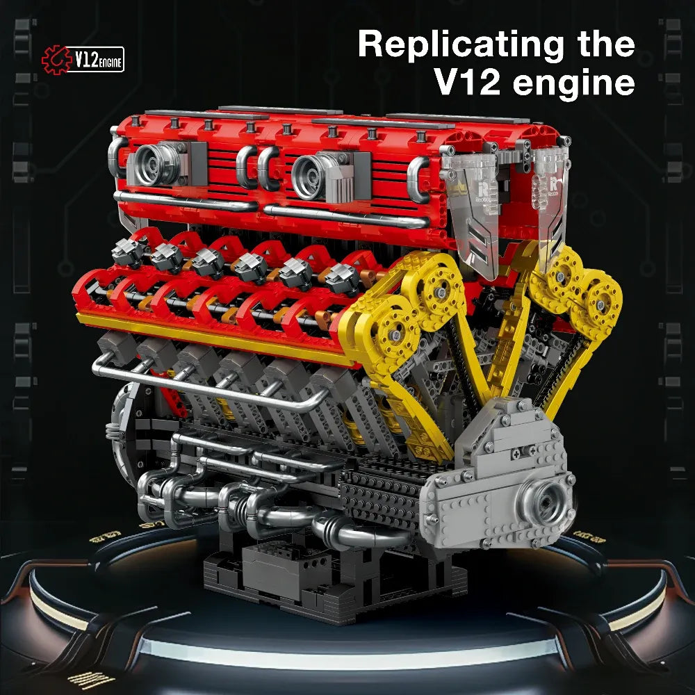 Naturally Aspired V12 Engine | 4719pcs