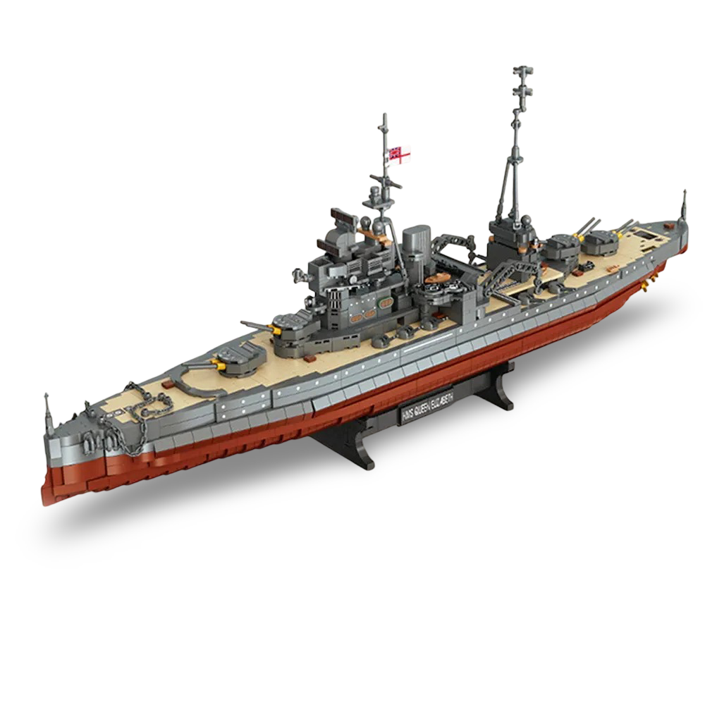 Queen Elizabeth Class Battleship Military | 2277pcs