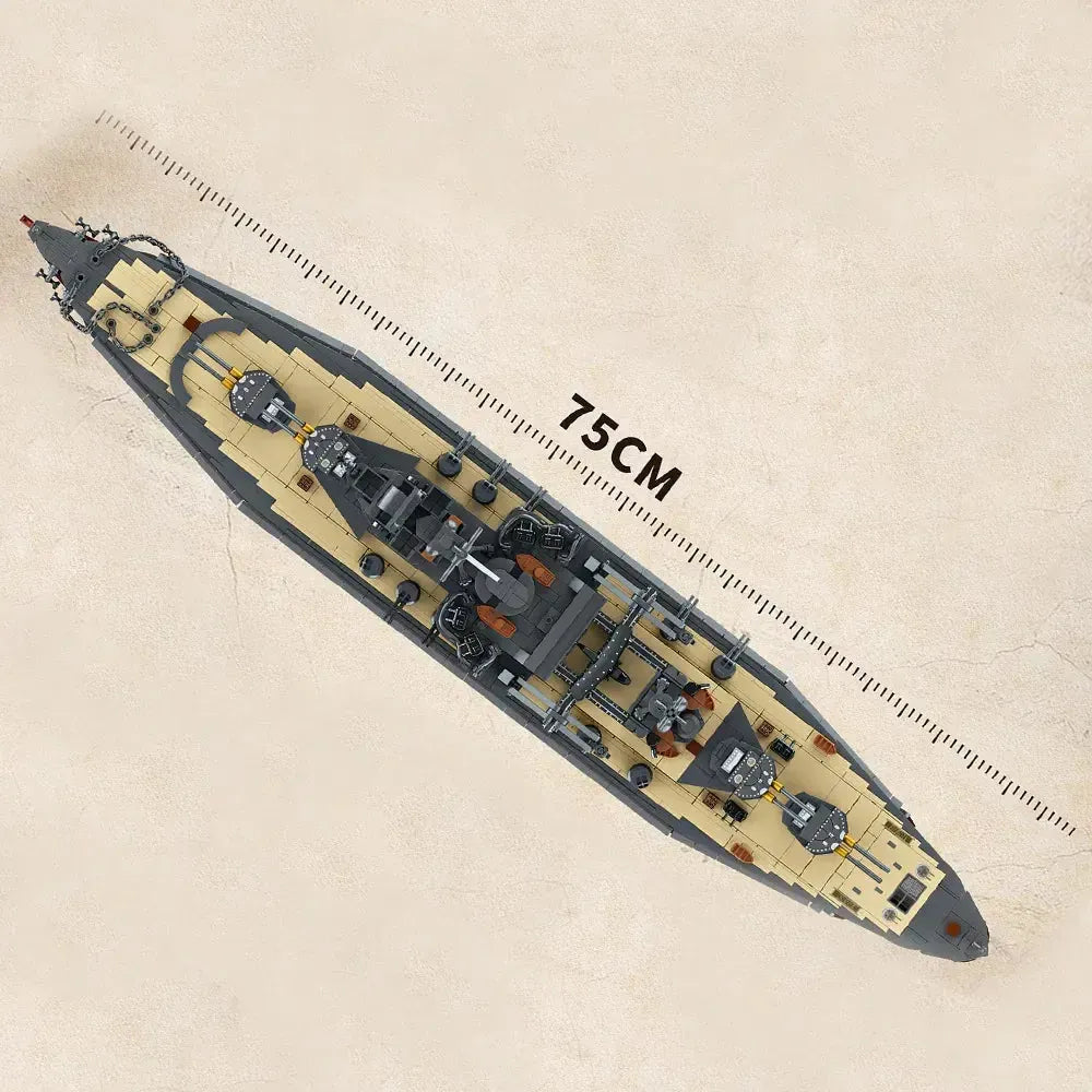 Queen Elizabeth Class Battleship Military | 2277pcs