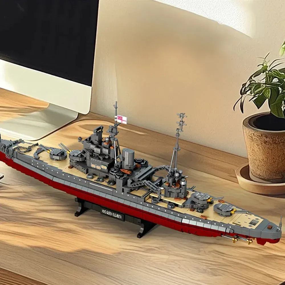 Queen Elizabeth Class Battleship Military | 2277pcs