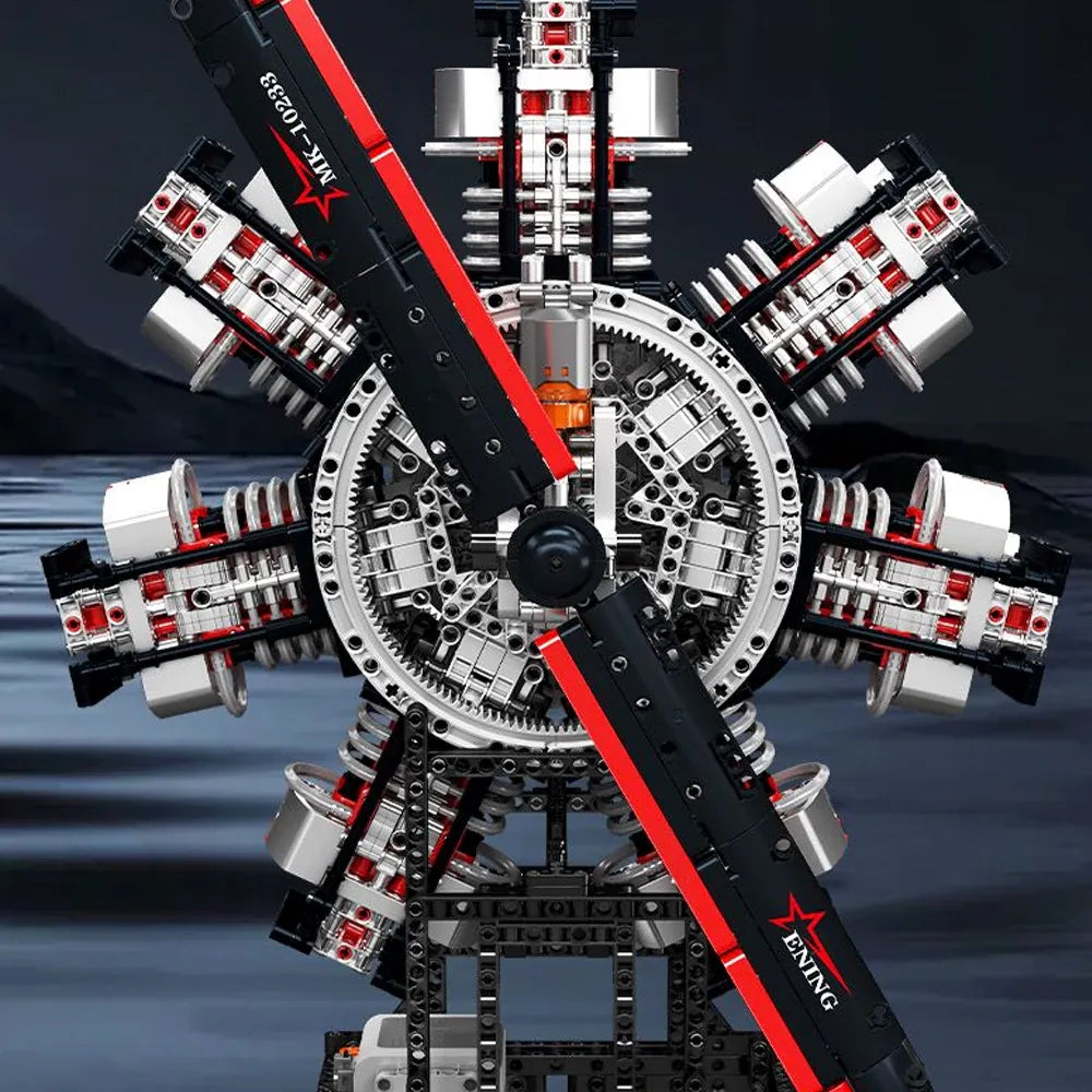 Radial Aviation Engine | 3089pcs