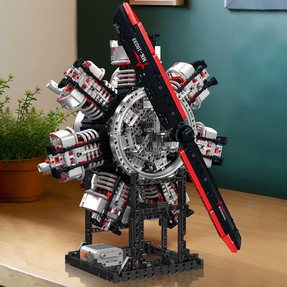 Radial Aviation Engine | 3089pcs