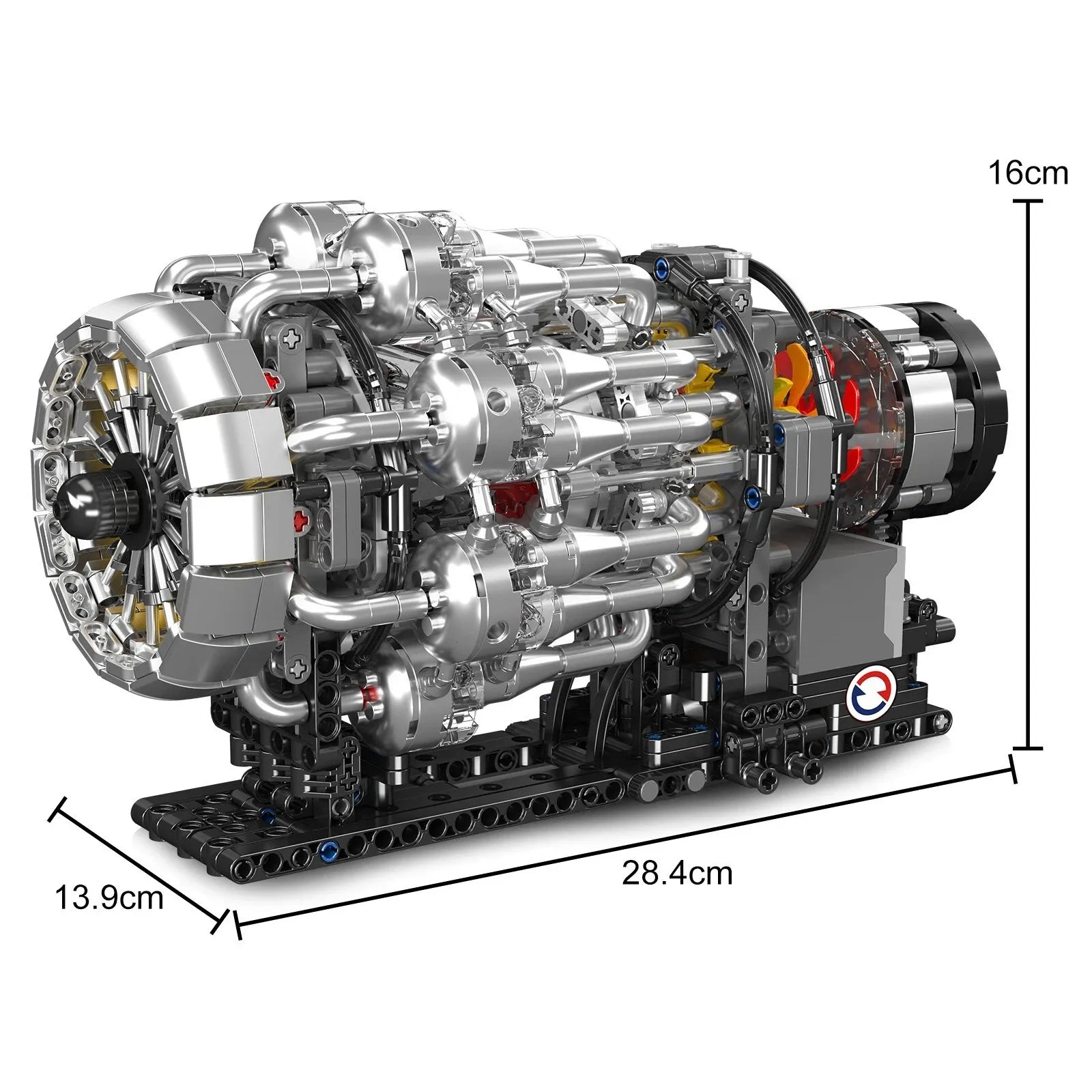 Turbojet Aircraft Engine Kit | 1214pcs