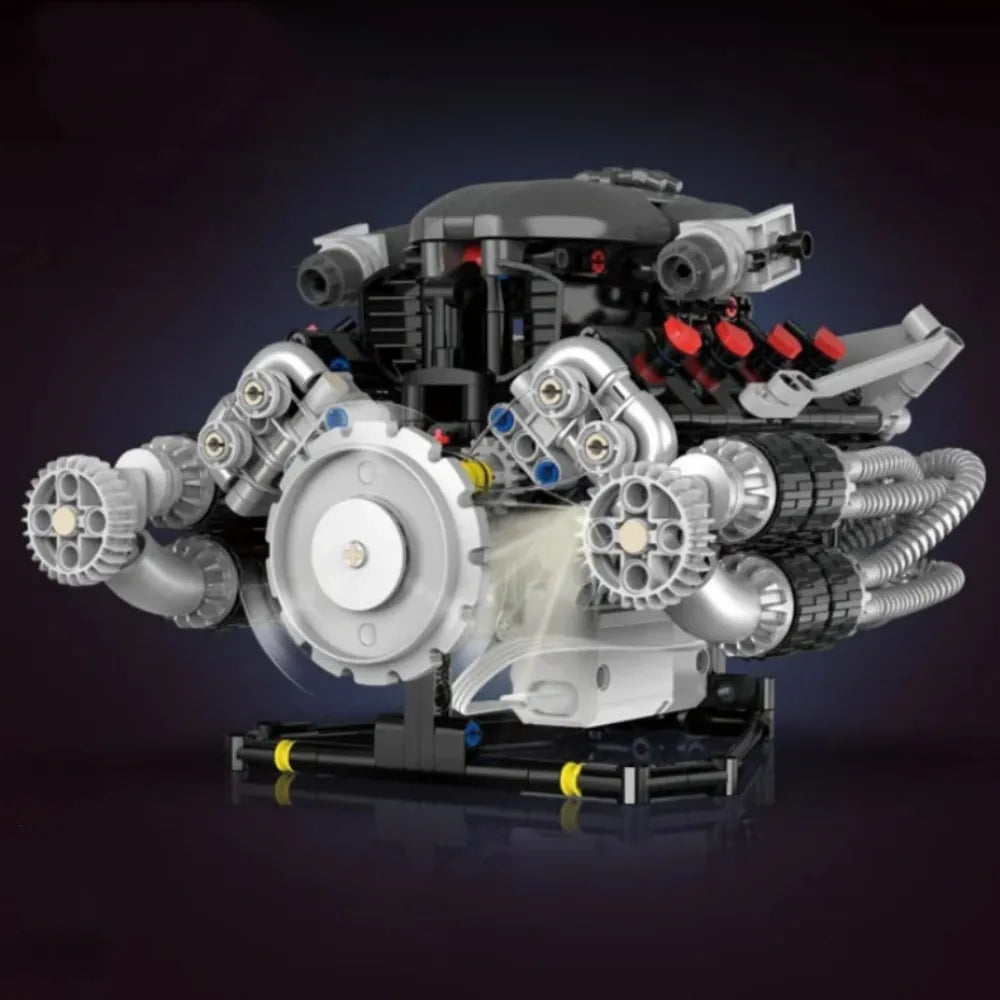US Muscle V8 Engine | 689pcs