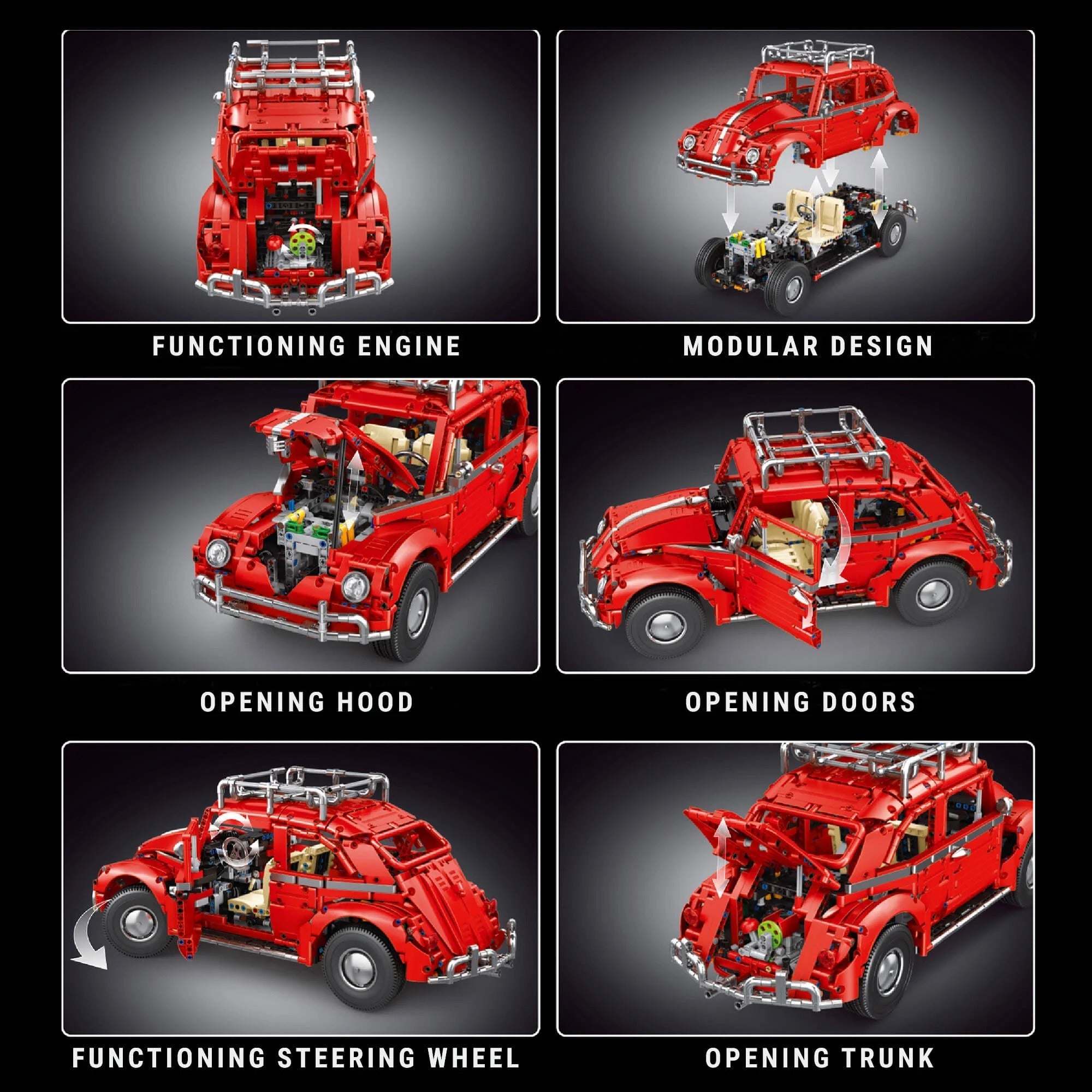 VW Beetle Classics 2660pcs