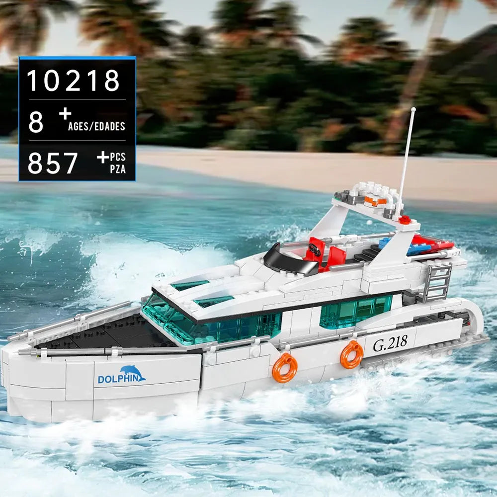 White Dolphin Yacht | 857pcs