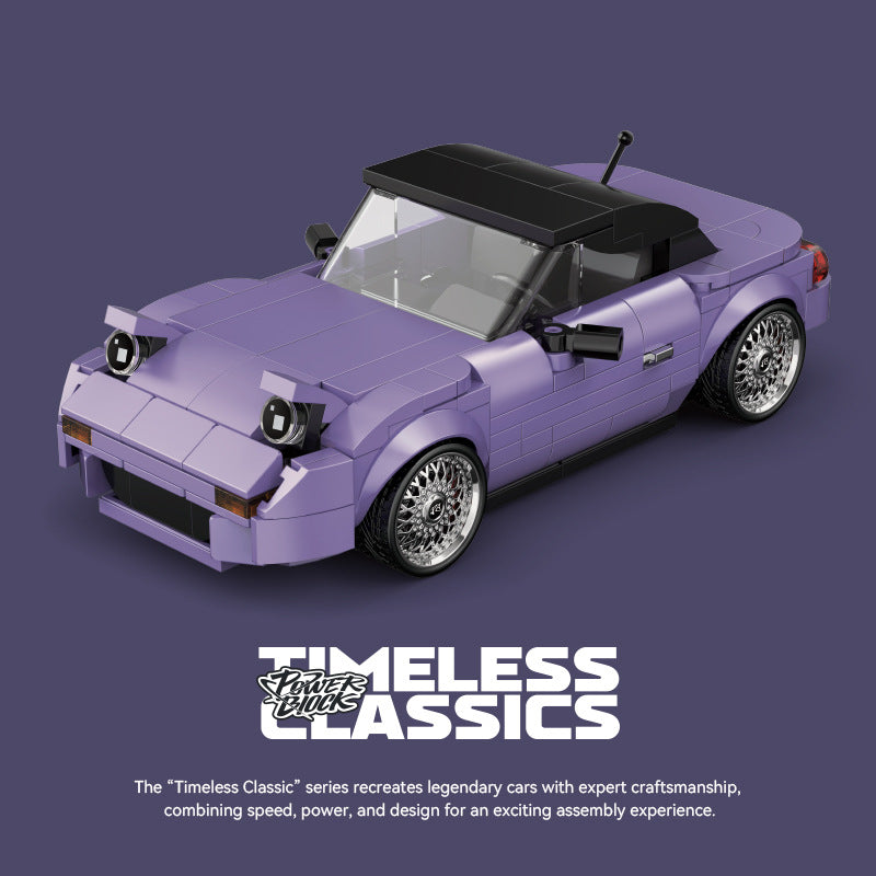 Kit de modelo Miata 1:32 con caja de almacenamiento - Construcción para coleccionistas de ABS.