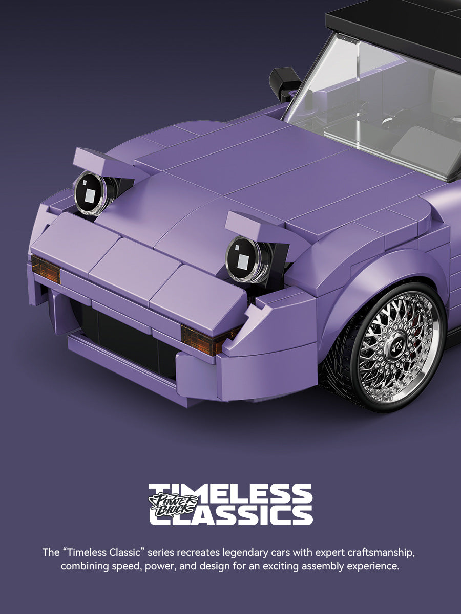 Kit de modelo Miata 1:32 con caja de almacenamiento - Construcción para coleccionistas de ABS.