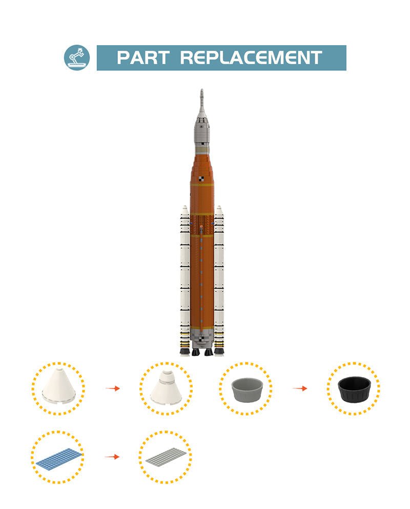 Artemis Space Launch System | 2384pcs