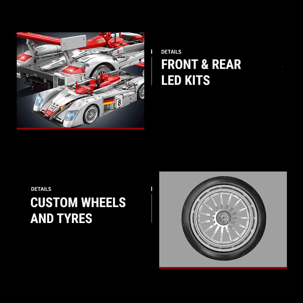 Audi R8 LM-P Endurance | 2425pcs