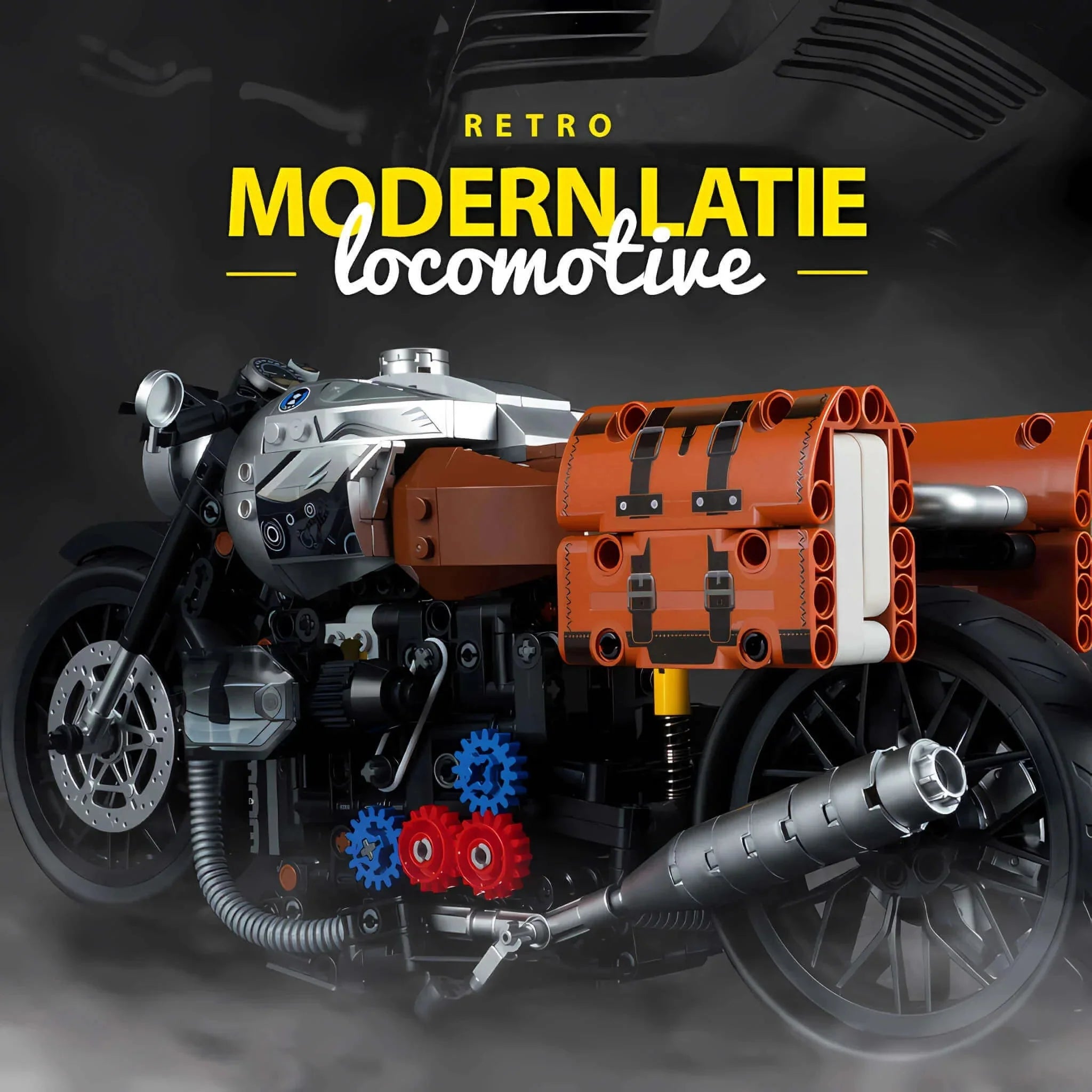BMW Retro Motorcycle | 925pcs