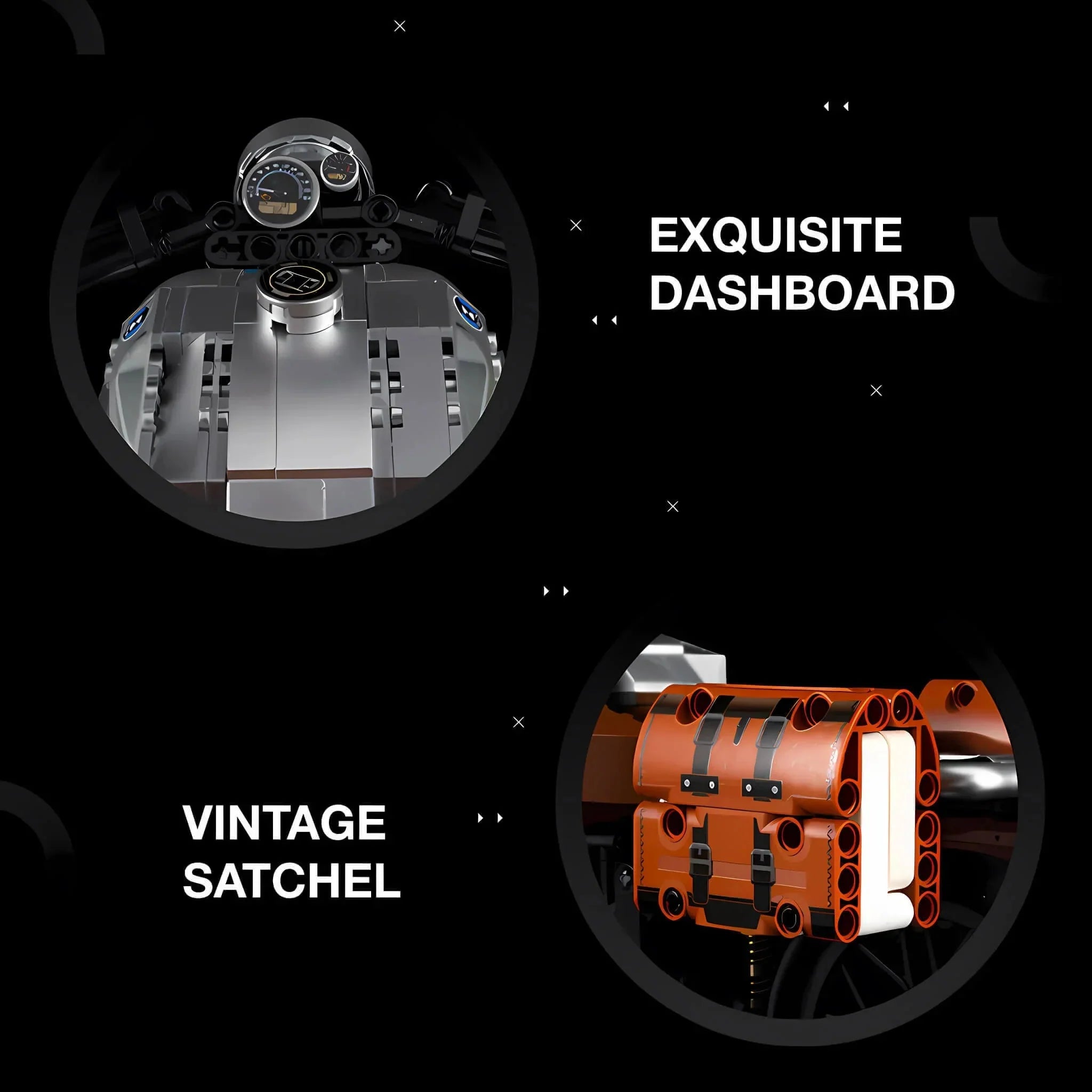 BMW Retro Motorcycle | 925pcs