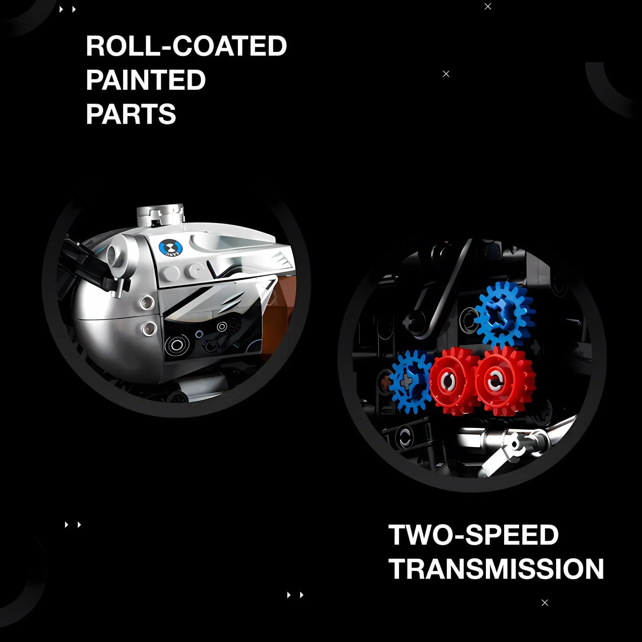 BMW Retro Motorcycle | 925pcs