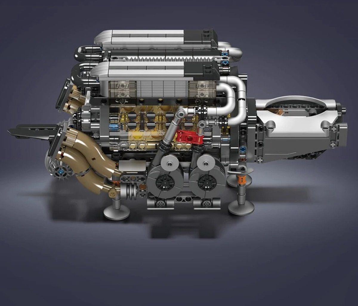 Bugatti W16 Engine | 952pcs