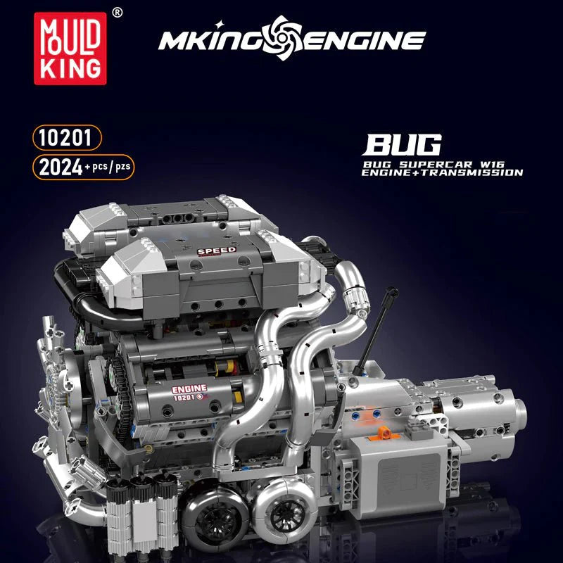 Bugatti W16 Engine & Transmission | 2024pcs