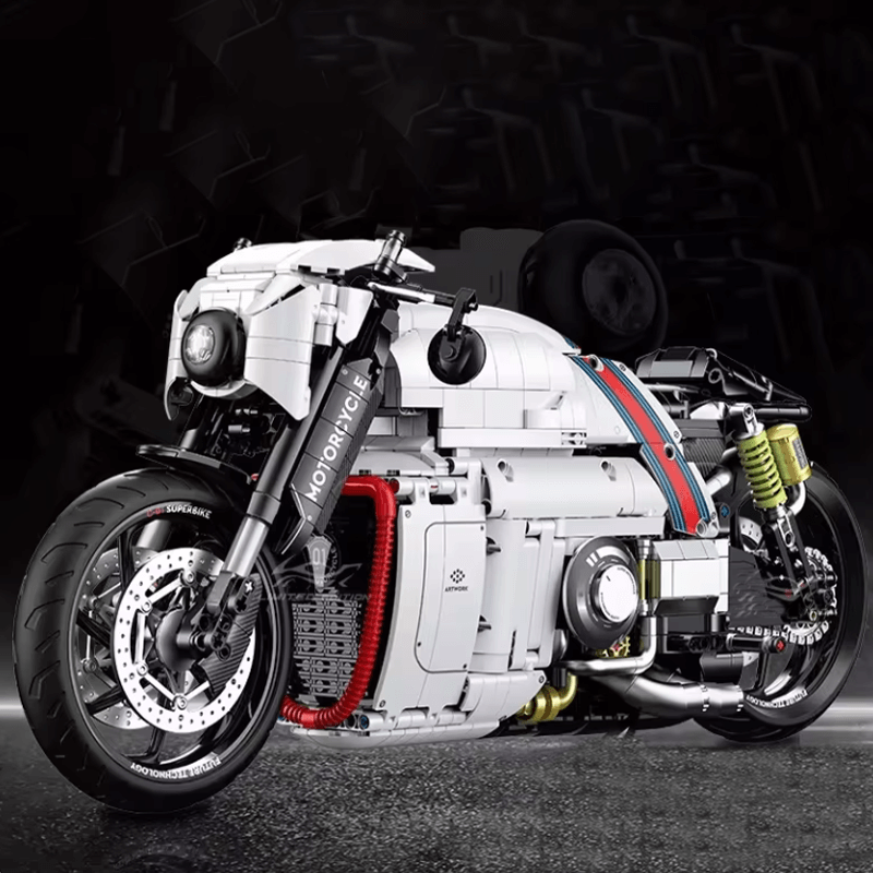 Cyberpunk Mecha Sport Bike | 2615pcs