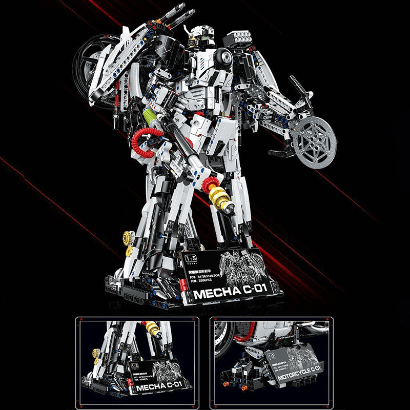 Cyberpunk Mecha Sport Bike | 2615pcs