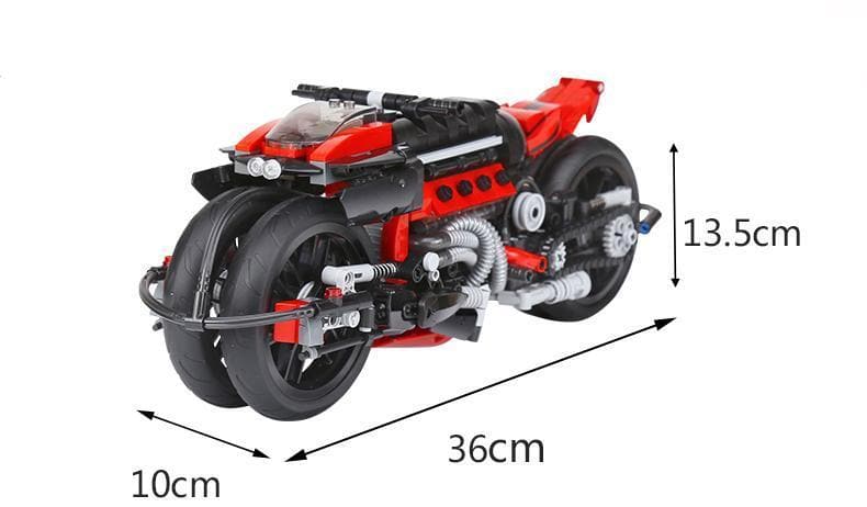 Cyberpunk superbike concept | 680pcs