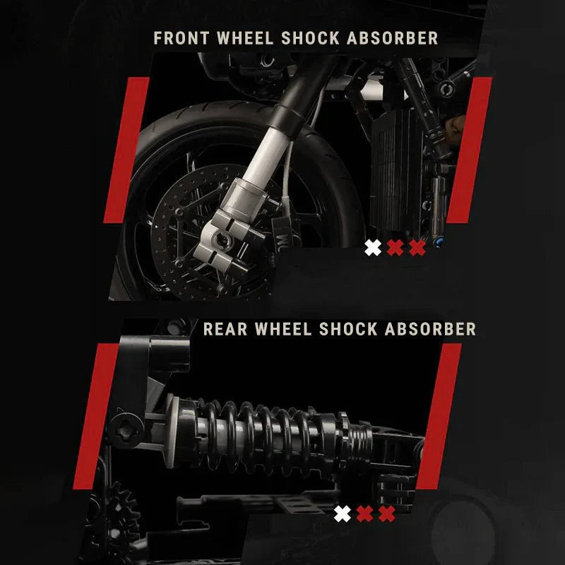 Dark Knight Shadow Bike | 1980pcs