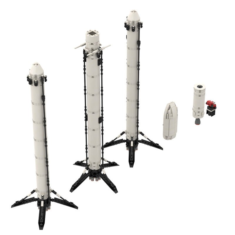 Falcon Heavy Rocket | 713pcs