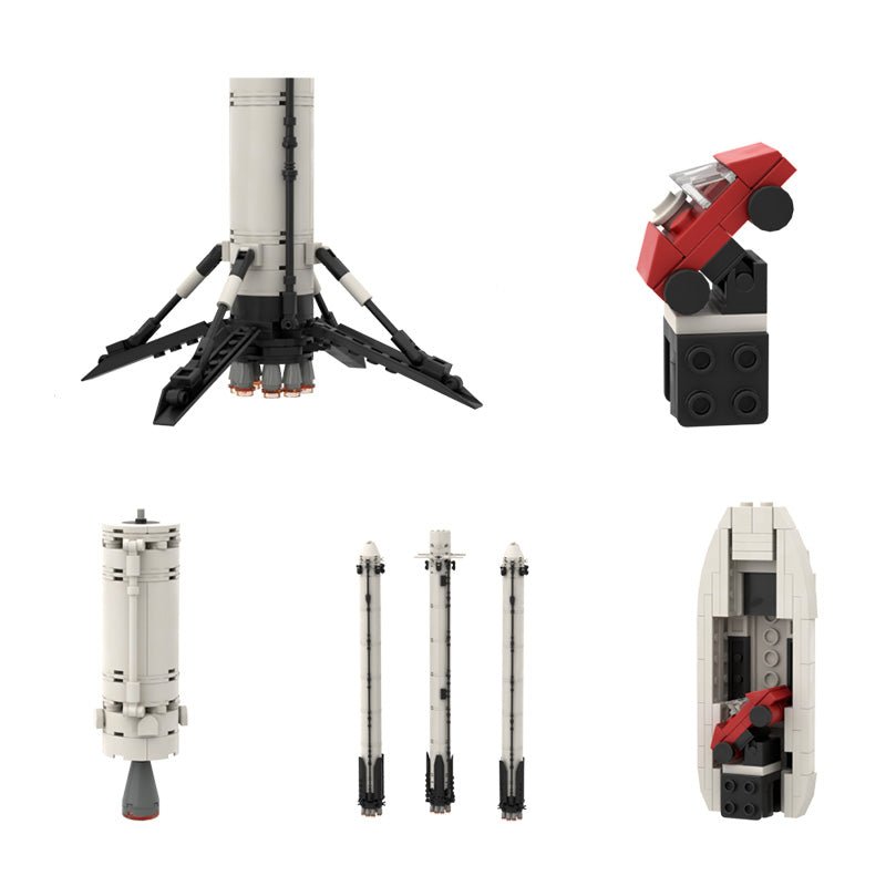 Falcon Heavy Rocket | 713pcs