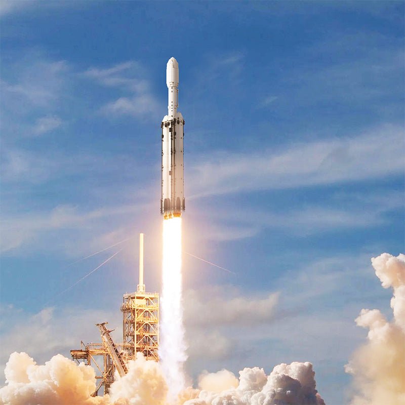 Falcon Heavy Rocket | 713pcs