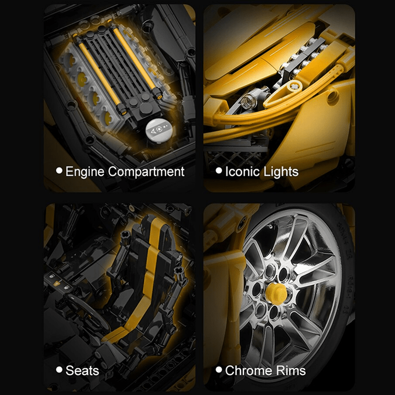 Ferrari 488 Pista Yellow | 3187pcs
