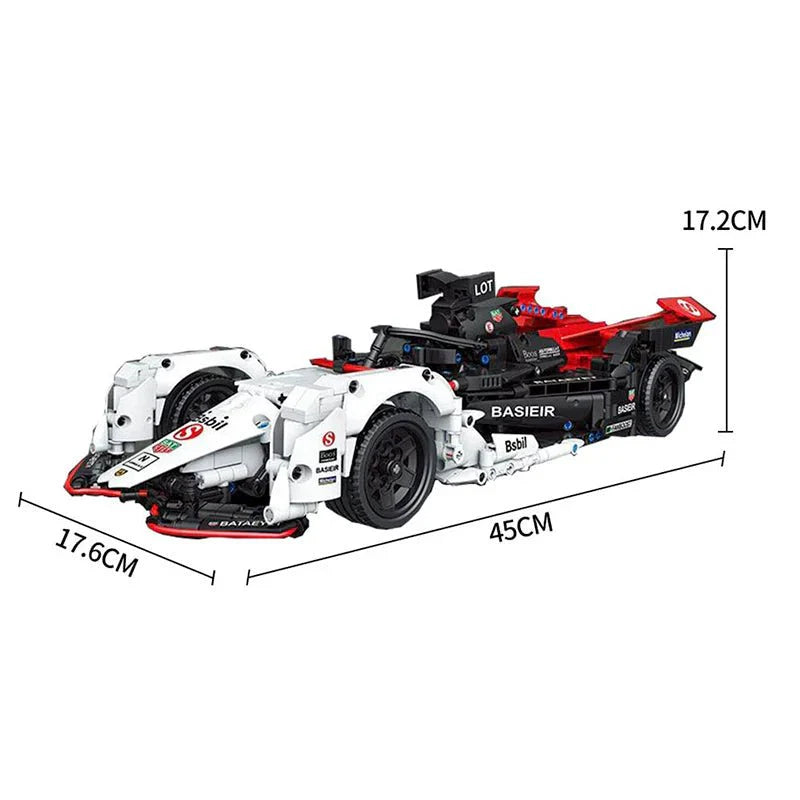 Formula E Gen 2 race Car 1625pcs