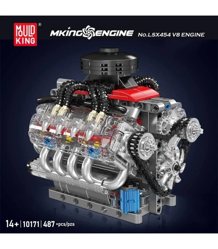 Functional LSX454 V8 Engine | 487pcs