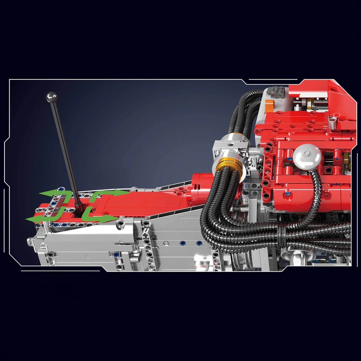 Functional V12 Engine & Gearbox | 3471pcs