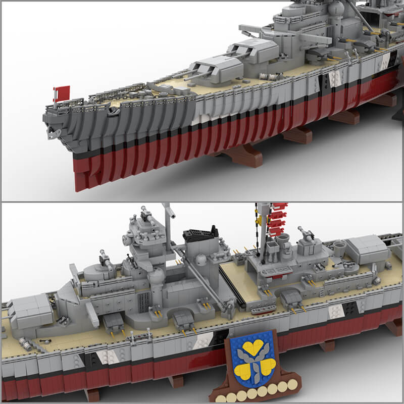 German Battleship Bismarck | 9544pcs