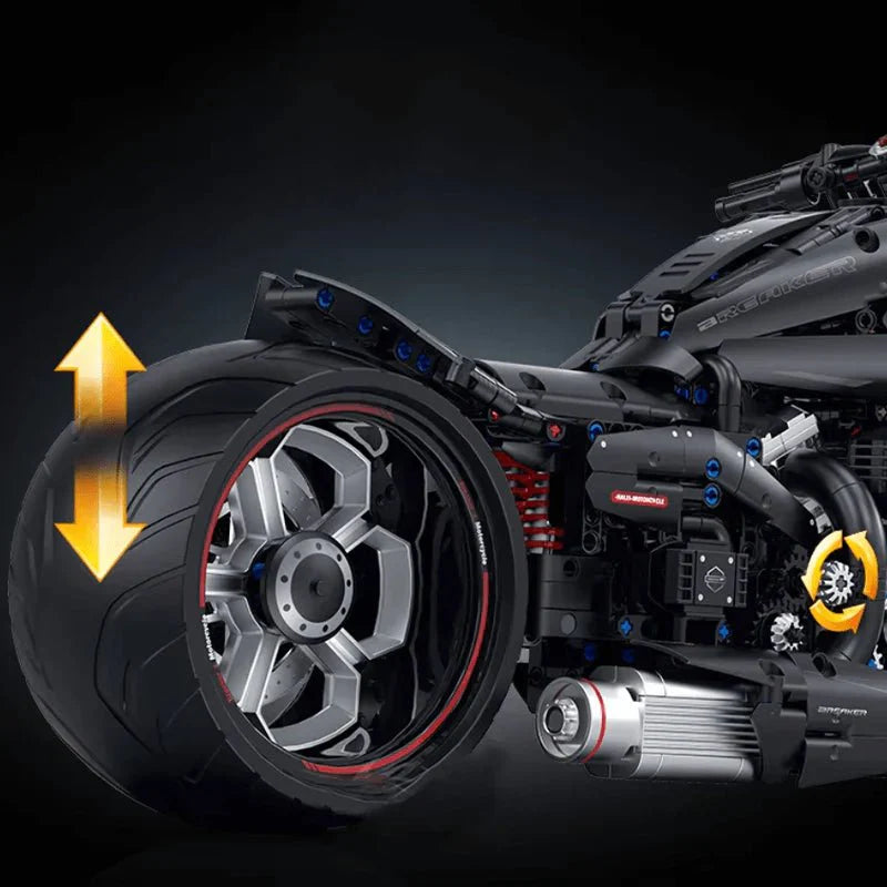 Harley-Davidson V-Rod Custom Shadow | 2049pcs