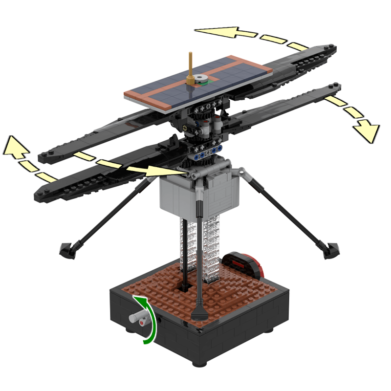 Mars Ingenuity Helicopter | 729pcs