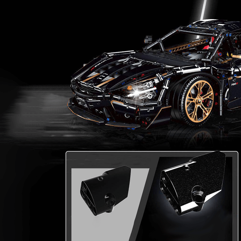 McLaren 720s Black | 3657pcs