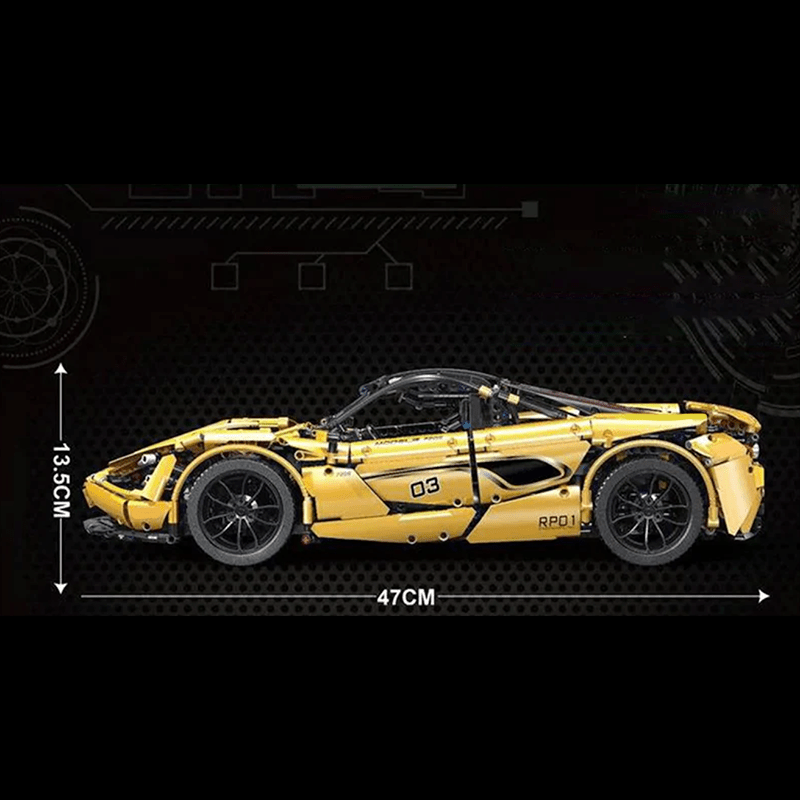 McLaren 720s Yellow | 3149pcs