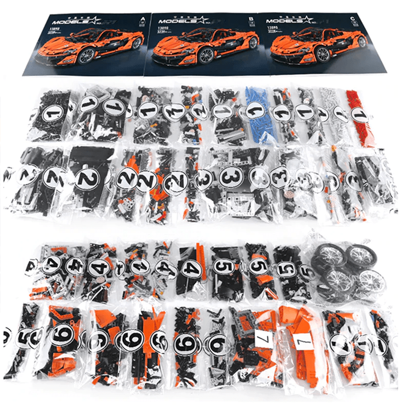 McLaren P1 Orange | 3228pcs