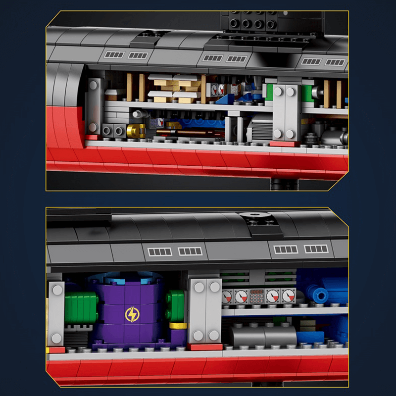 Military Los Angeles-Class SSN Submarine | 2987pcs